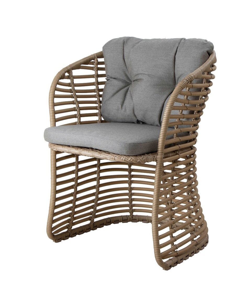 Cane-line Basket chair (54100)-Taupe Cane-Line Natté-Natural 