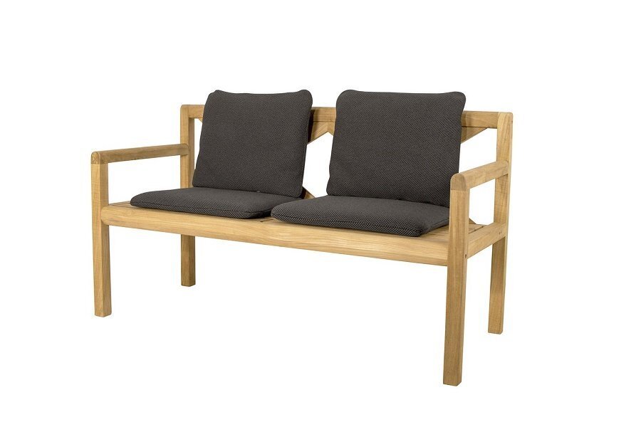Cane-Line Grace 2-Seater Bench (55600) - Dark grey