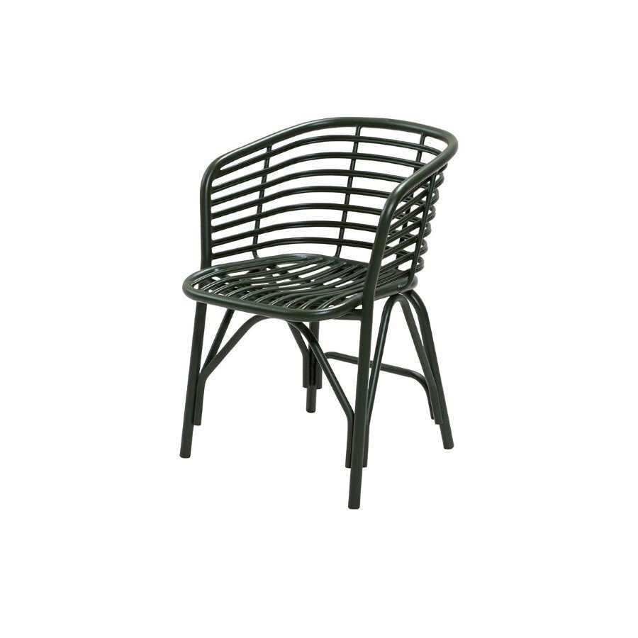 Cane-Line Blend Stuhl Outdoor 57430 - Dark Green, Aluminium/Ohne KIssen