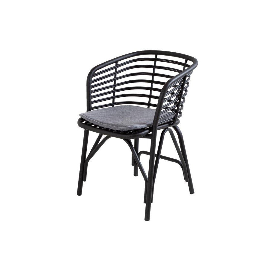 Cane-Line Blend Stuhl Outdoor 57430 - Lava Grey, Aluminium/Cane-line Natté, Grey
