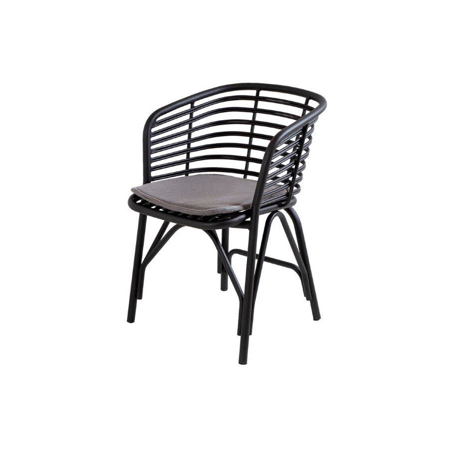 Cane-Line Blend Stuhl Outdoor 57430 - Lava Grey, Aluminium/Cane-line Natté, Taupe
