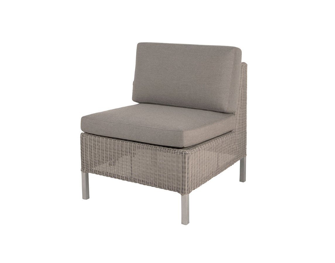 Cane-Line Connect Dining Lounge Einzelmodul 54198 - Cane-line Natté, Taupe w/QuickDry and Airflow system