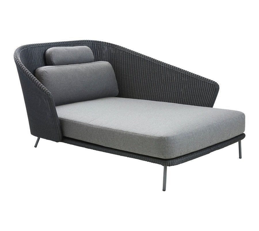 Cane-Line Mega Daybed Inkl. Grey Kissensatz - Links