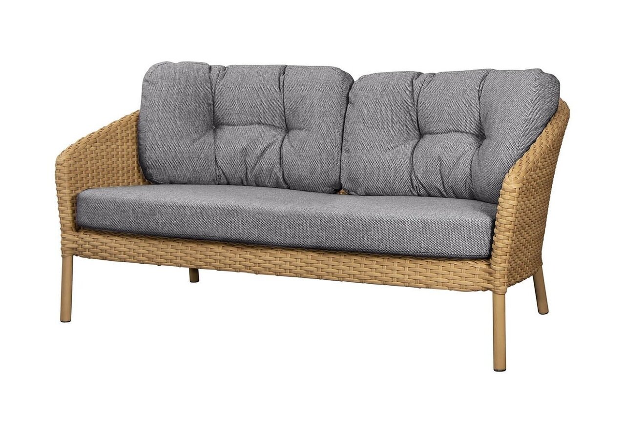Natural Cane-Line Flat Weave - Dark Grey Cane-Line Wove