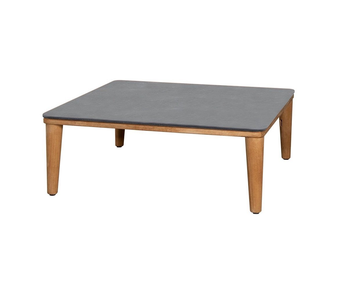 Cane-Line Capture-Couchtisch hoch 85x85 cm: Fossil Black