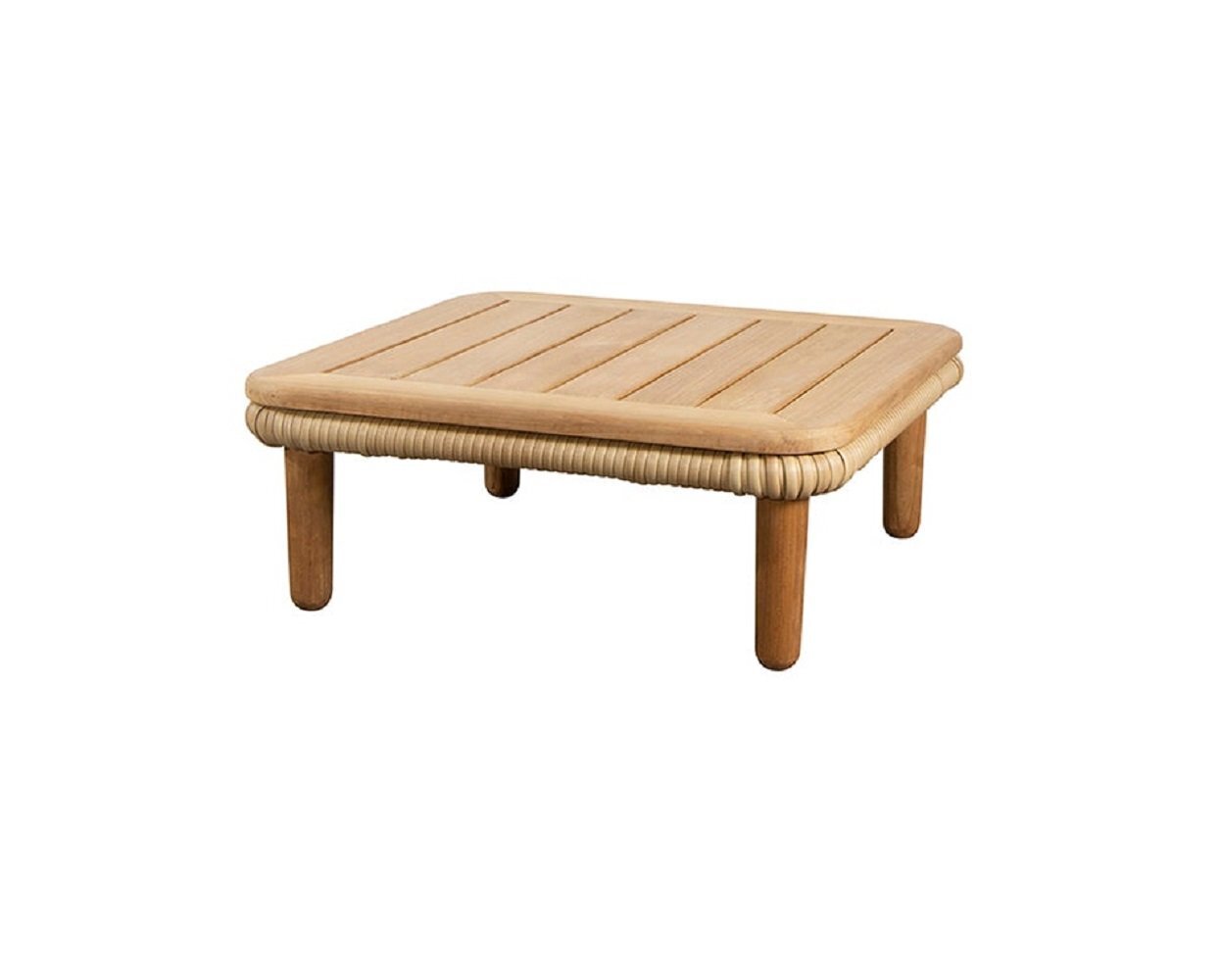 Cane-Line Arch-Couchtisch Mit Teak-Tischplatte