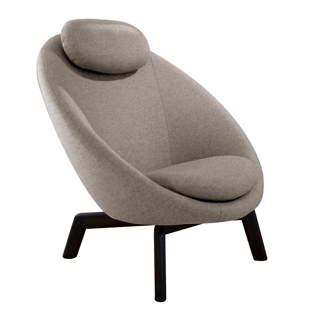 Cane-Line Pace - Indoor Loungesessel-Dunkelbraun-Mahagoni-Cane-Line-Zen-Hellbraun