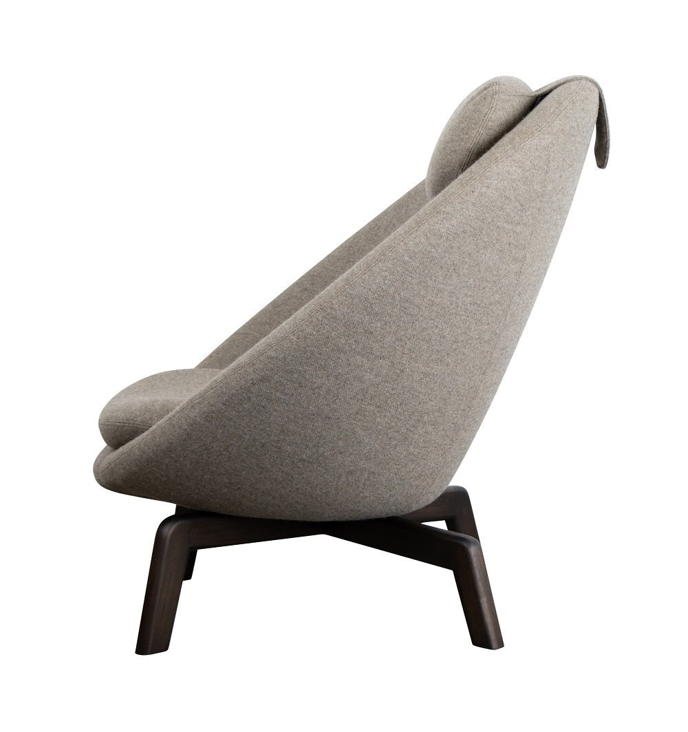 Cane-Line Pace - Indoor Loungesessel-Dunkelbraun-Mahagoni-Cane-Line-Zen-Hellbraun