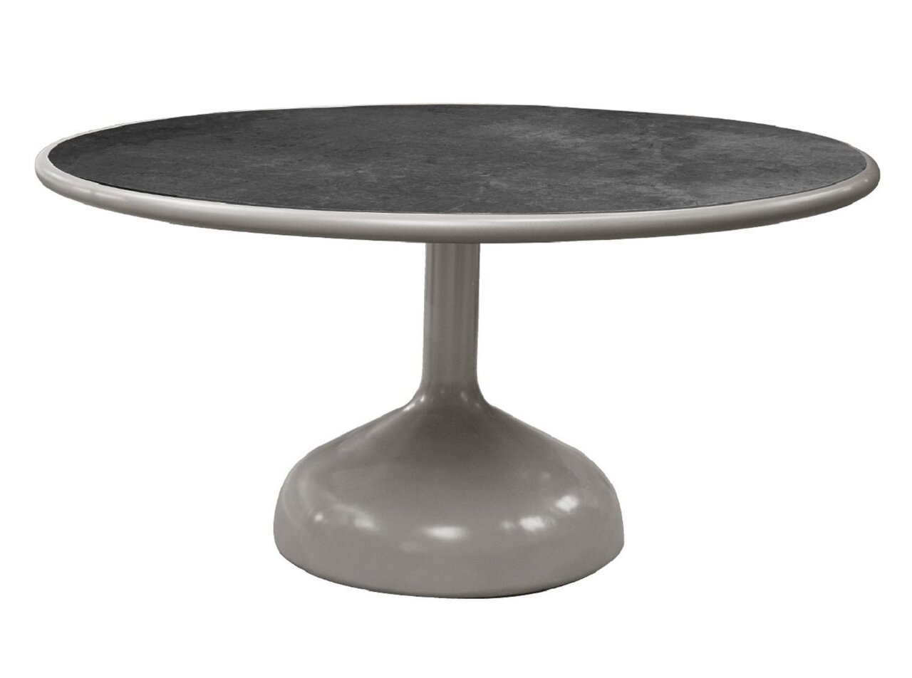 Cane-Line Glaze - Esstisch - Fossil Schwarz - Keramik