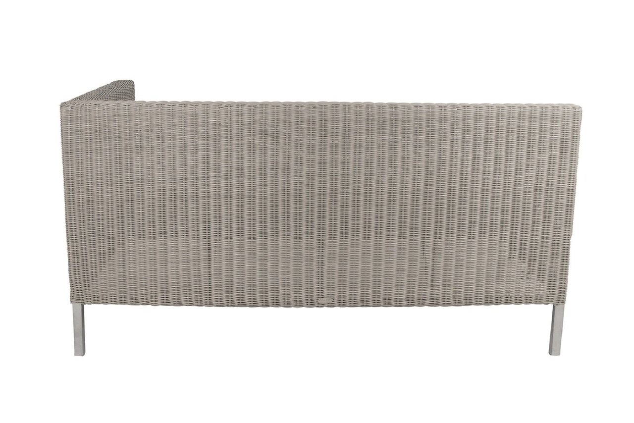 Cane-Line Connect Dining Lounge 2-Seater Sofa (55193)-Cane-line Weave, Taupe-Ohne-Links