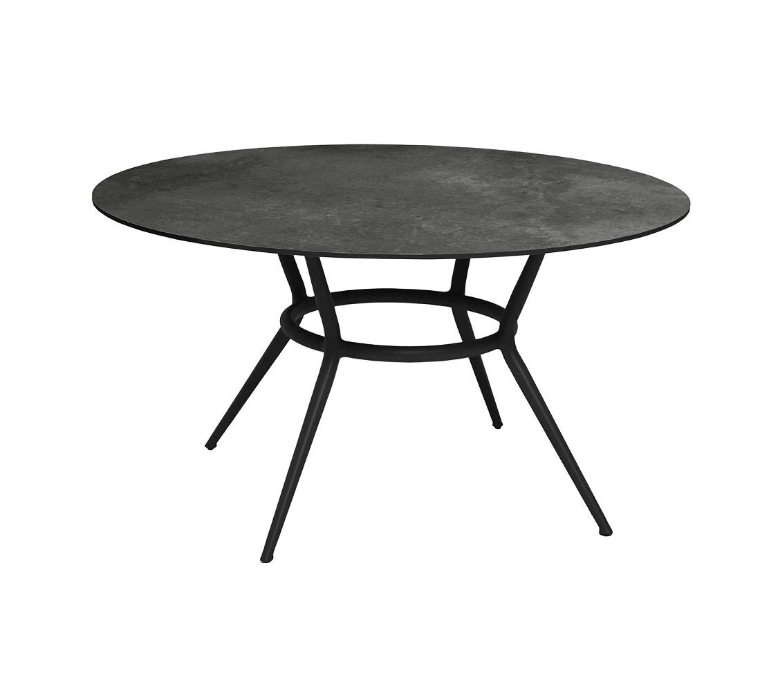 Cane-line Joy Tisch Dia. 144 cm (50202)-Lava grey, aluminium-HPL, Dark grey structure
