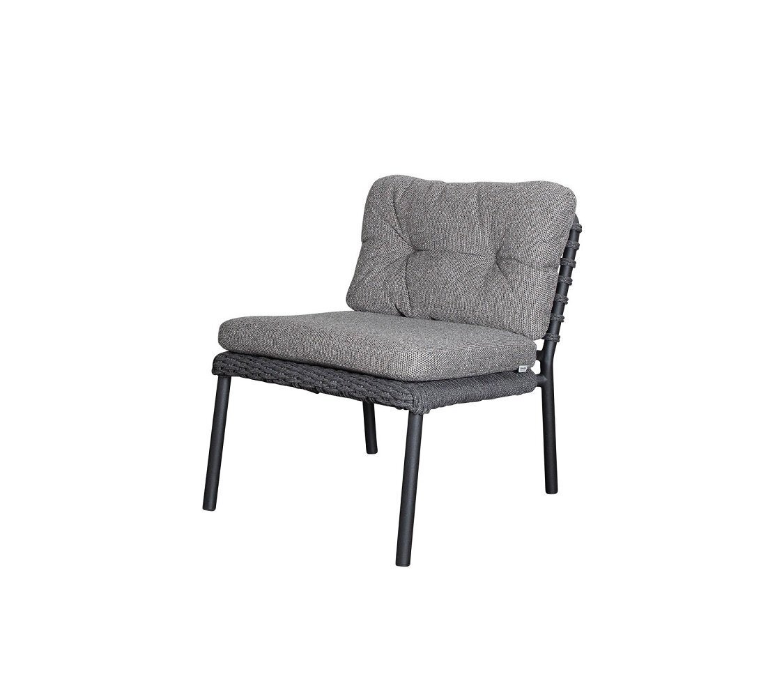 Cane-Line Ocean Einzelmodul Cane-line Soft Rope (5428)-Cane-line Soft Rope, Dark Grey-Cane-line Wove, Dark grey