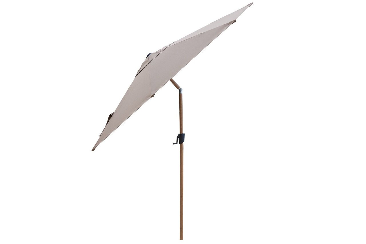 Cane-Line Sunshade Sonnenschirm Mit Tilt Funktion-Aluminium w/Taupe fabric, wood look