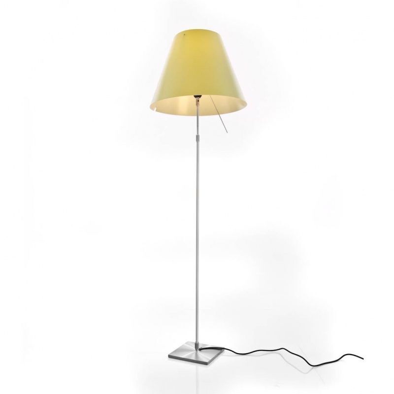 Luceplan Costanza Terra Stehleuchte Teleskop/An-Aus