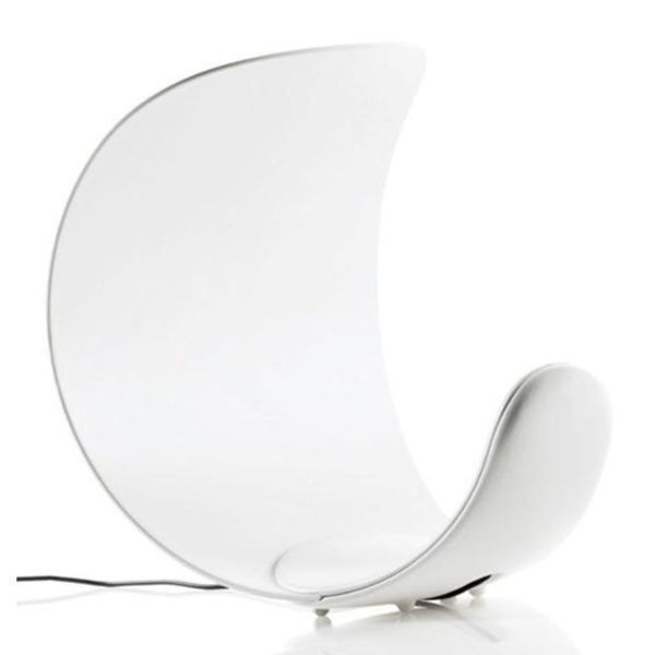 Luceplan Curl LED-Tischleuchte - weiss/weiss