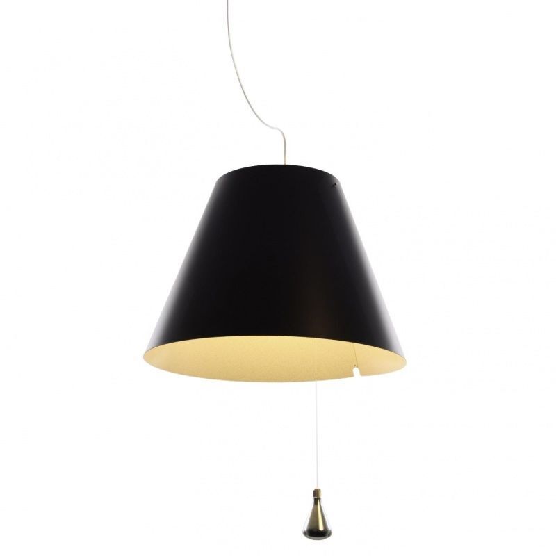 Luceplan Lady Costanza Pendelleuchte - schwarz