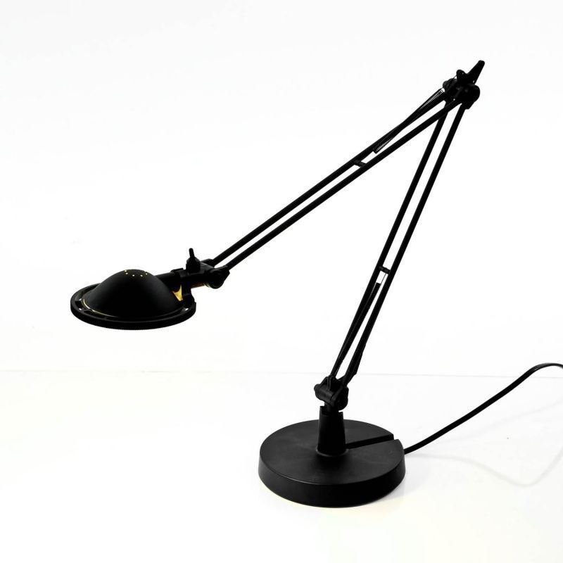 Luceplan Berenice Tavolo Piccolo Schreibtischleuchte - schwarz/Aluminium/Diffusor schwarz