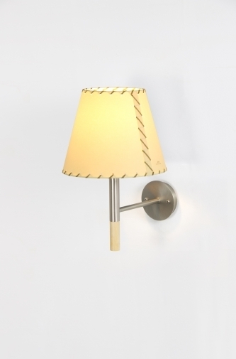 Santa & Cole BC2 Wandleuchten - Stitched Beige Parchment