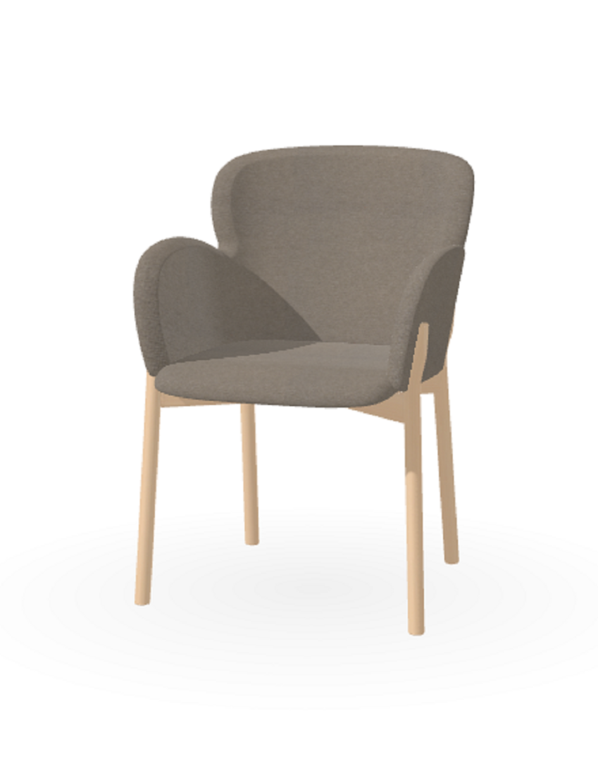 Ton Sessel Ginger 37-Natural-Lerma 801