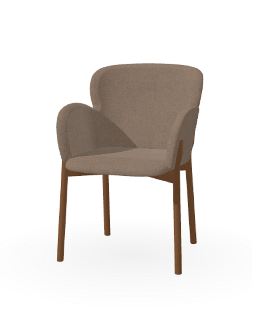 Ton Lounge-Sessel Merano-B114 nougat-Luciana 750