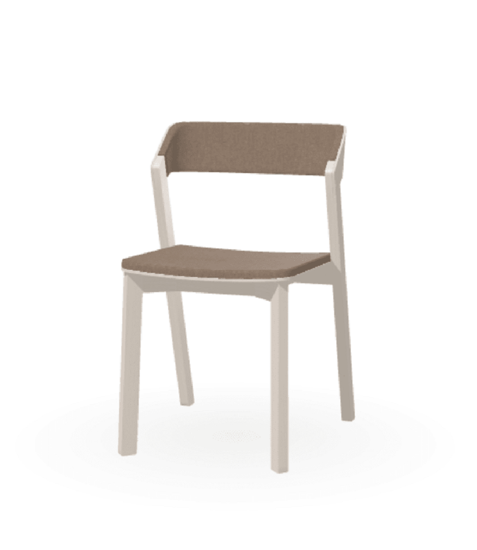 Ton Stuhl Merano mit Polsterung-B276 White Powder-Luciana 750