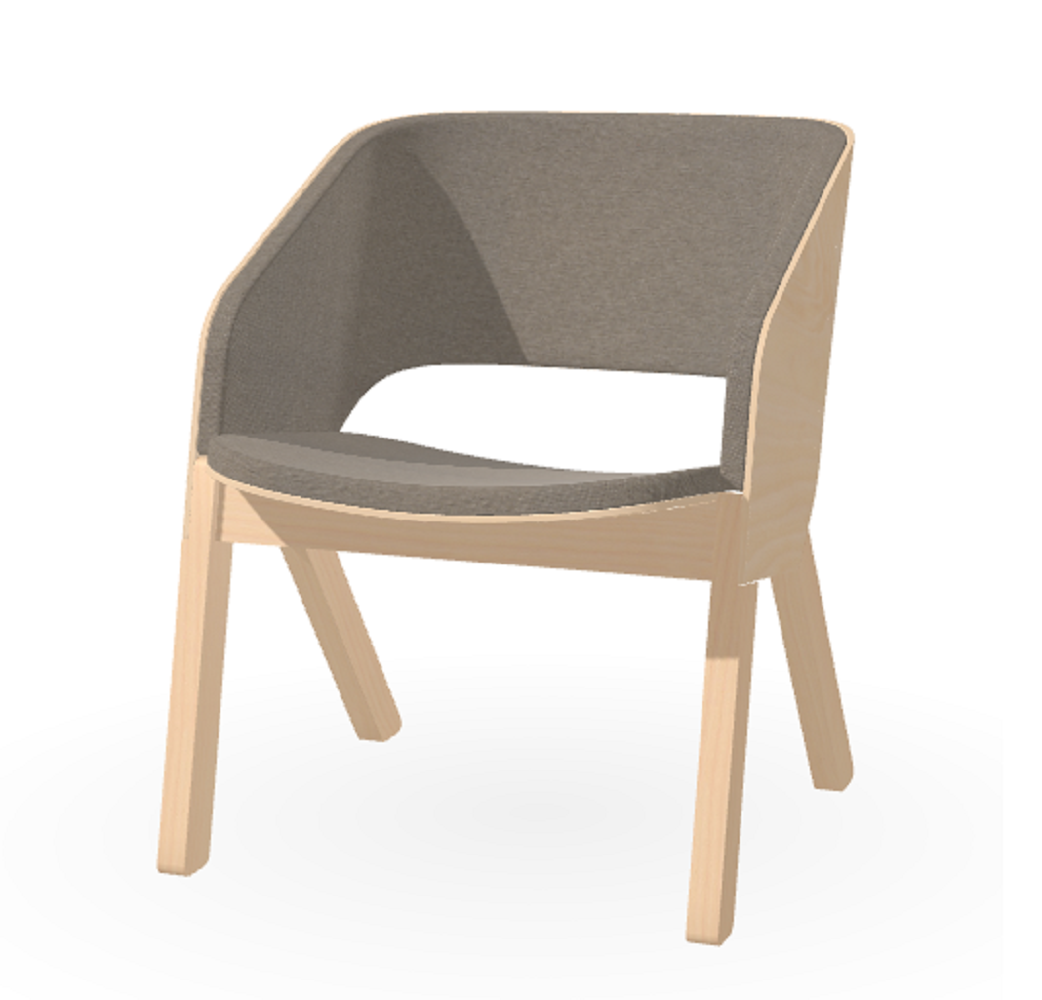 Ton Lounge-Sessel Merano-Natural-Lerma 818