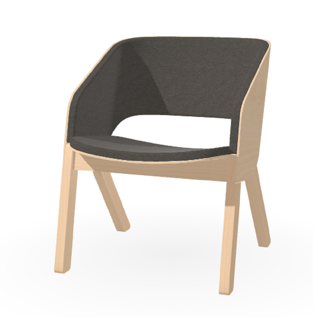 Ton Lounge-Sessel Merano-Natural-Lerma 882