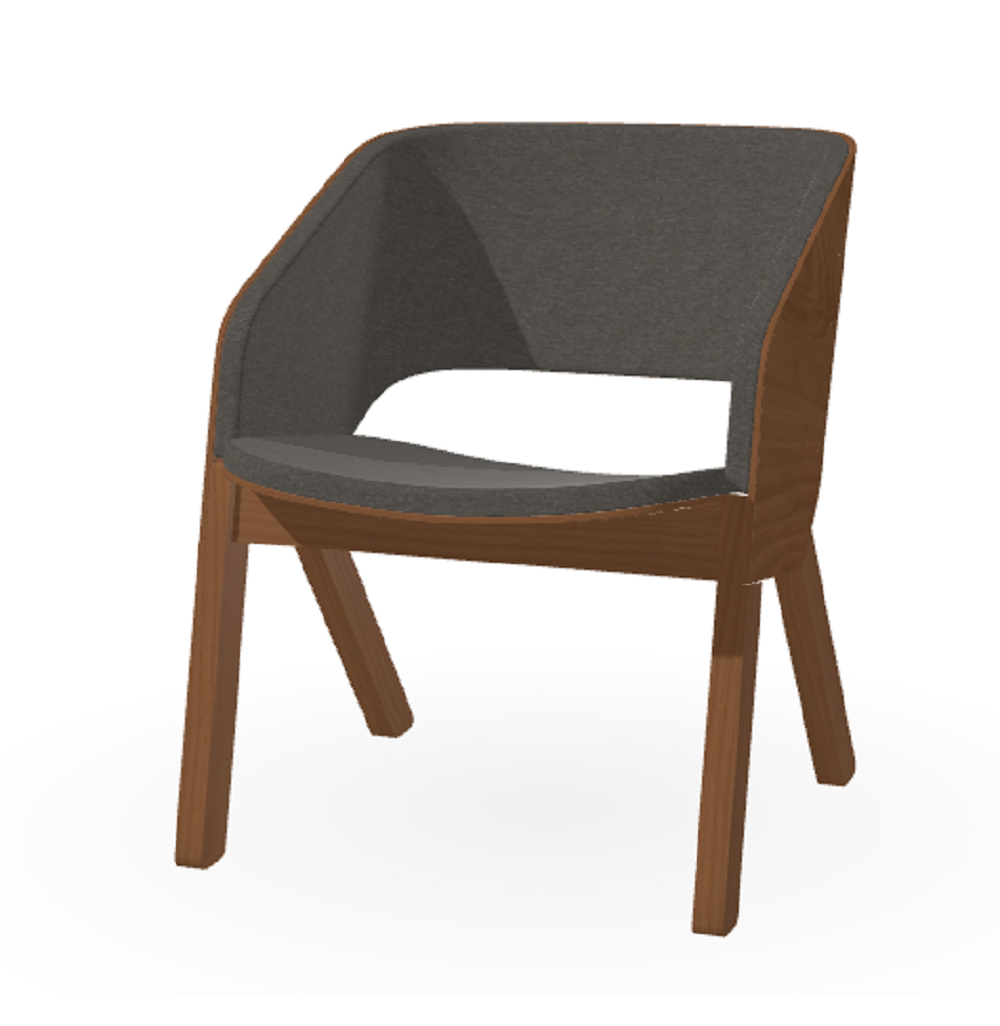 Ton Lounge-Sessel Merano-B114 nougat-Lerma 882