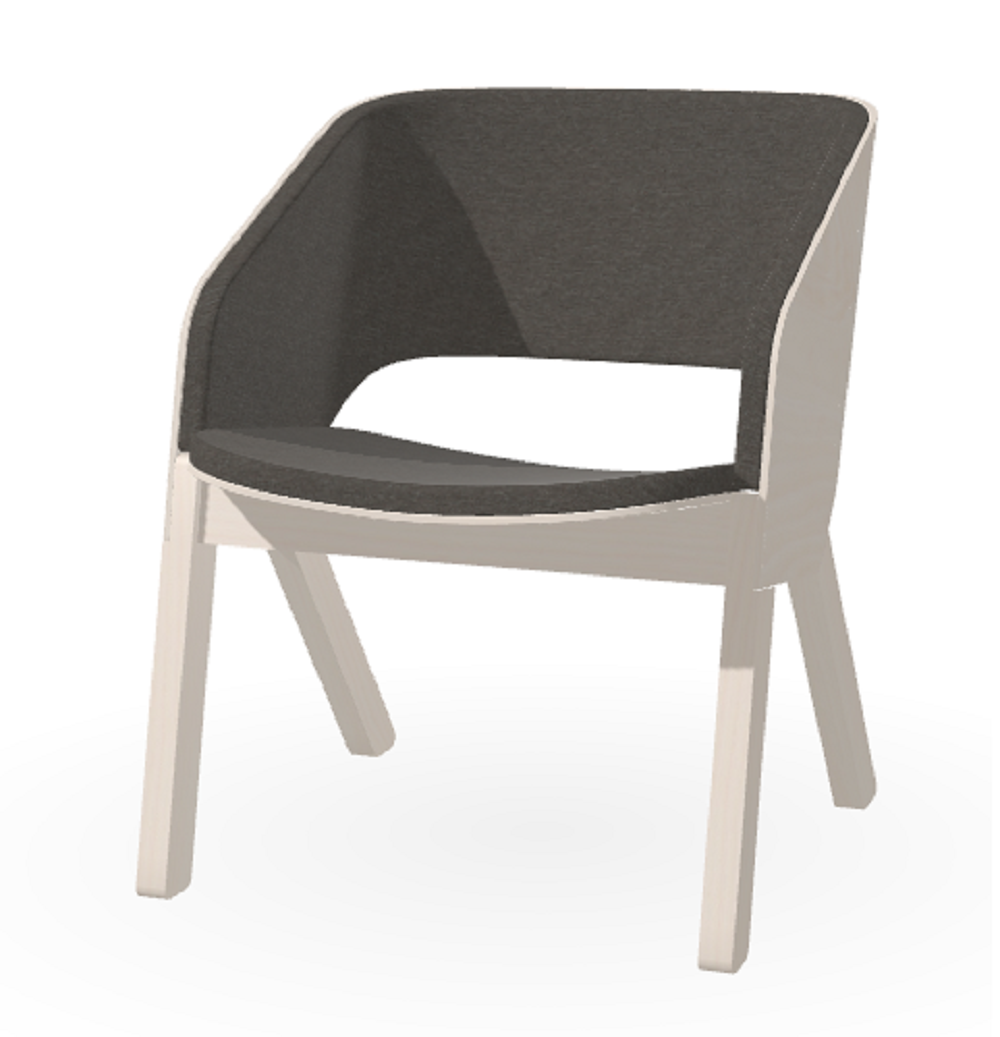 Ton Lounge-Sessel Merano-B276 White Powder-Lerma 882