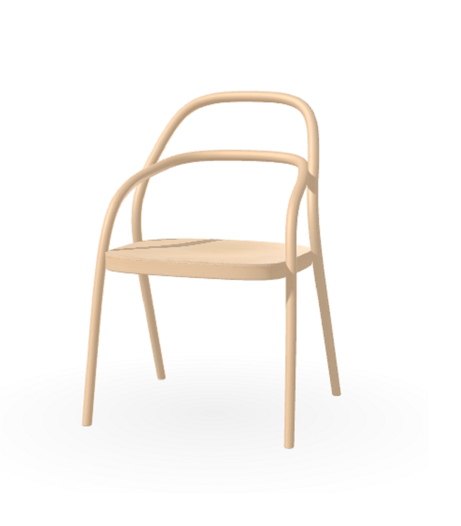 Ton Stuhl 002-Natural-Natural