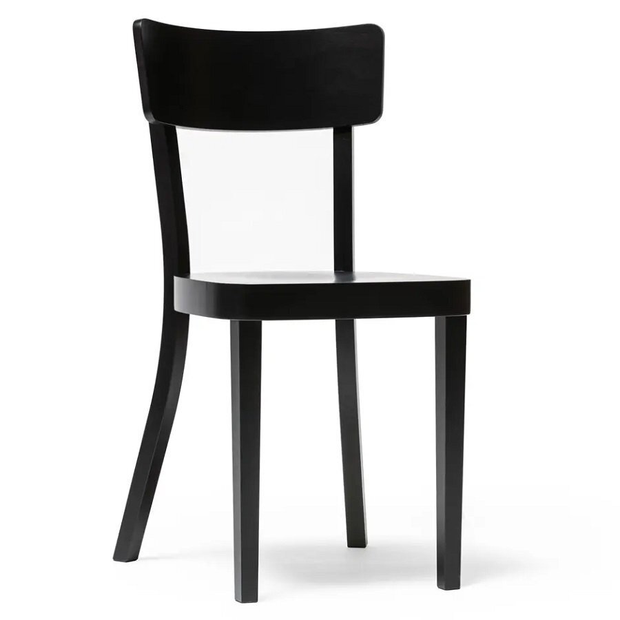 Ton Stuhl Ideal - Black Grain (B123)