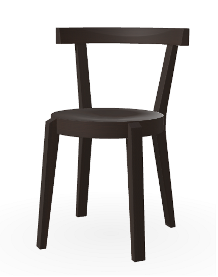 Ton Stuhl Punton-B4 Coffee