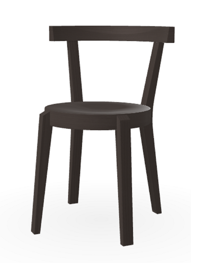 Ton Stuhl Punton-B112 Dark Chocolate
