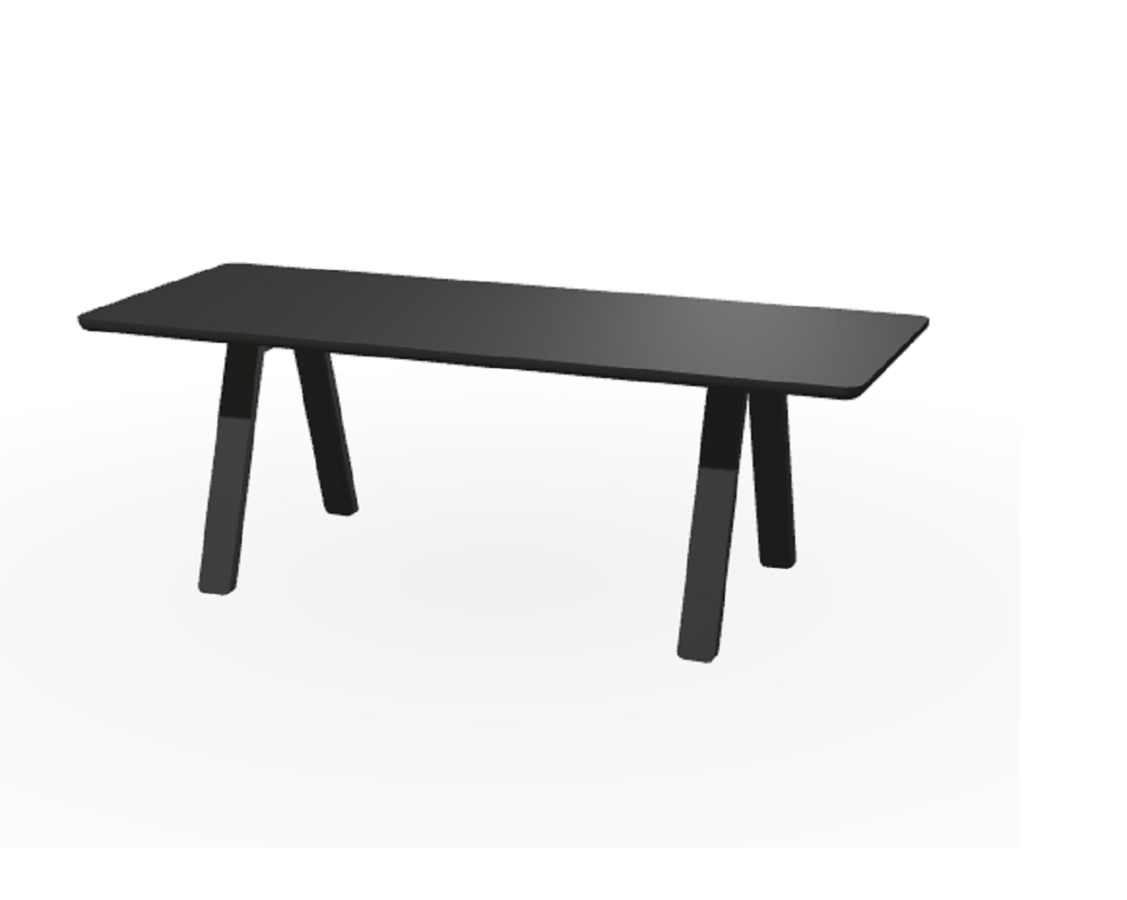 Ton Tisch Stelvio-Black Grain (B123)-90 x 220 cm