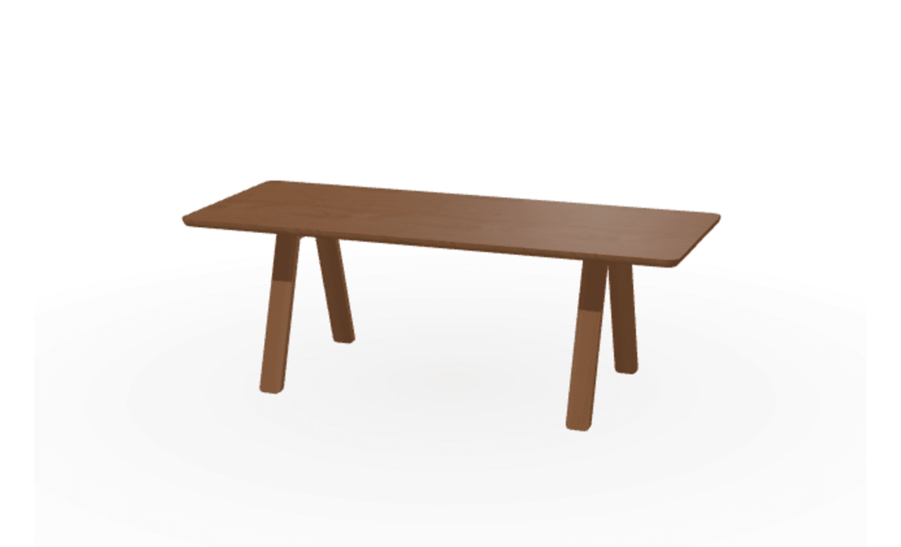 Ton Tisch Stelvio - Nougat (B114) - 90x200cm