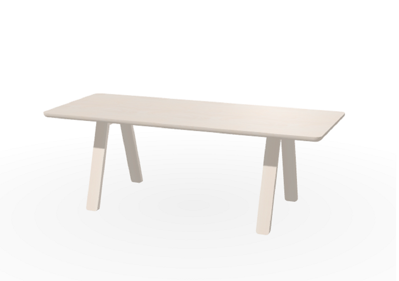 Ton Tisch Stelvio-White Powder (B276)-100 x 280 cm