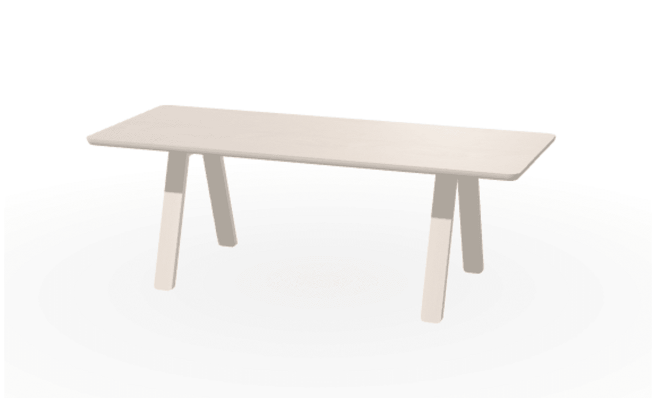 Ton Tisch Stelvio - White Powder (B276) - 90×200cm