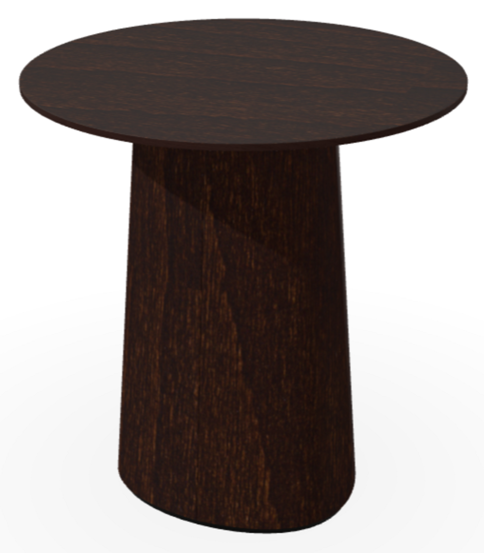 Ton p.o.v. coffee table 473 - Beistelltisch - B112 Dark Chocolate - B112 Dark Chocolate - Niedrige Abschrägung
