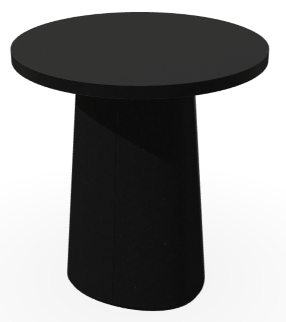 Ton p.o.v. coffee table 473 - Beistelltisch - B123 Black Grain - B123 Black Grain - Gerade Kante