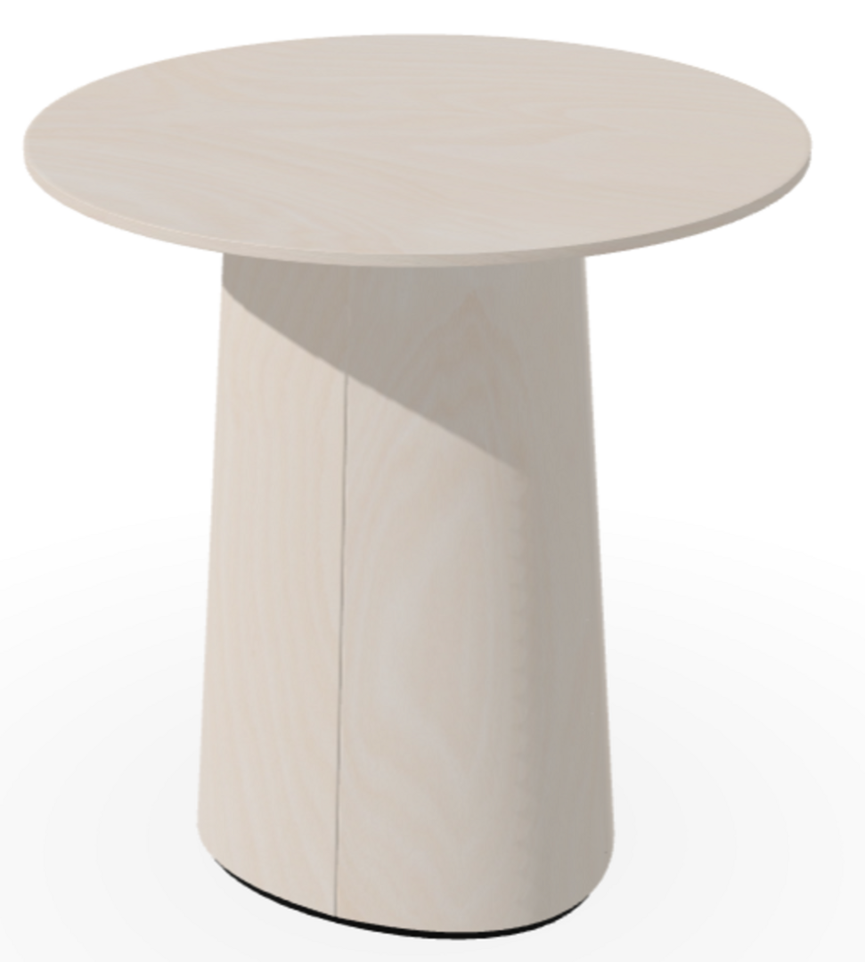 Ton p.o.v. coffee table 473 - Beistelltisch - B276 White Powder - B276 White Powder - Niedrige Abschrägung