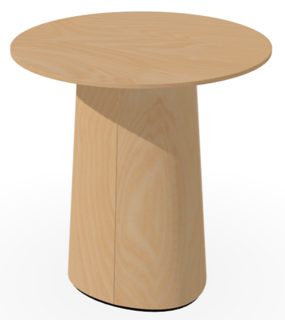 Ton p.o.v. coffee table 473 - Beistelltisch - Natural (Geölt) - Natural (Geölt) - Niedrige Abschrägung