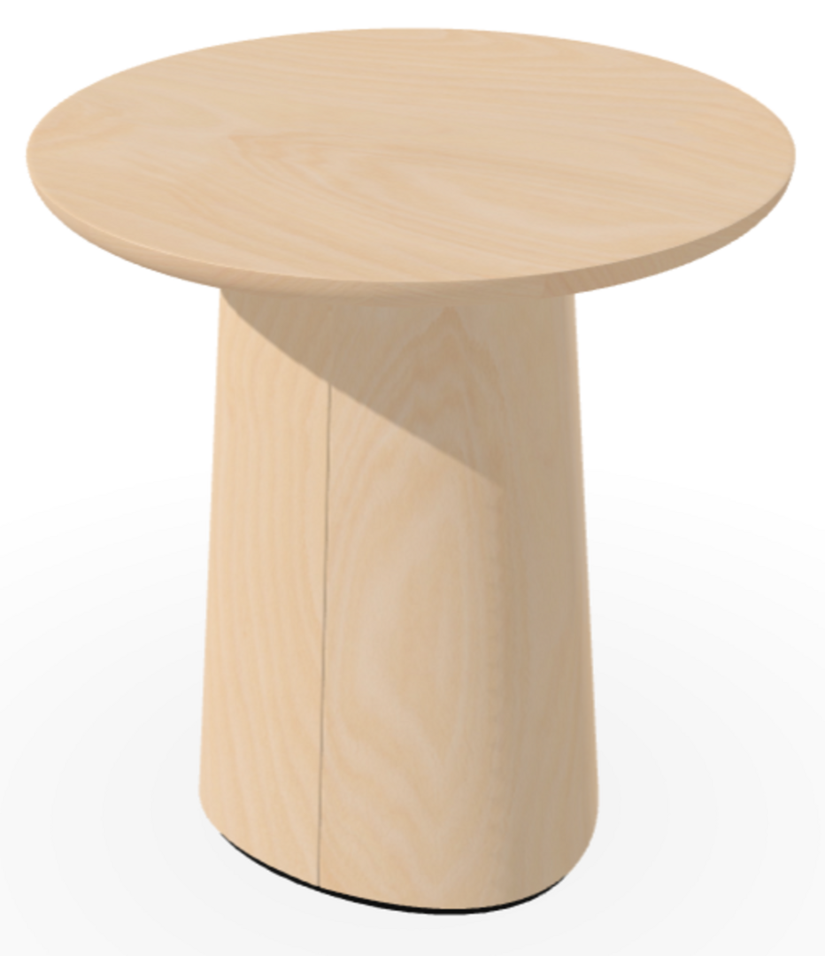 Ton p.o.v. coffee table 473 - Beistelltisch - Natural (Lackiert) - Natural (Lackiert) - Niedrige Gerundete Kante