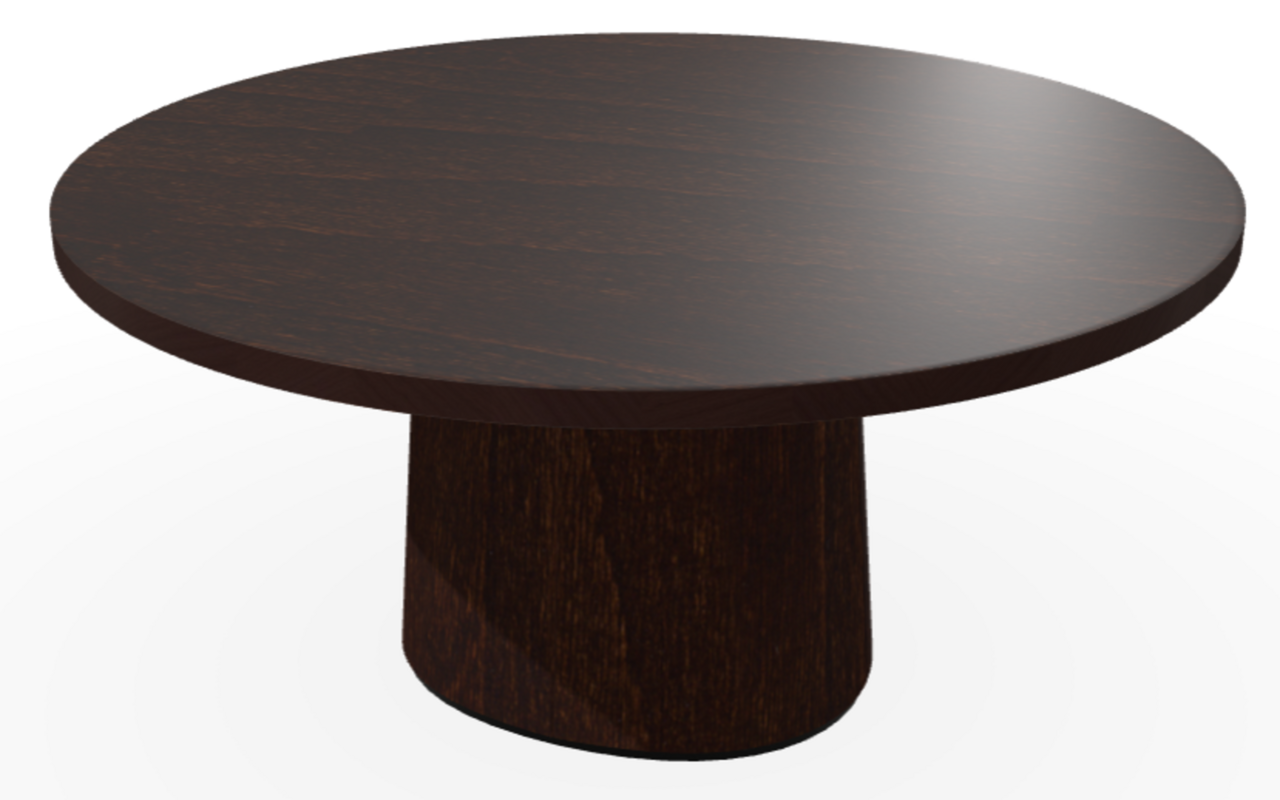 Ton p.o.v. coffee table 474 - Couchtisch - B112 Dark Chocolate-B112 Dark Chocolate-Gerade Kante
