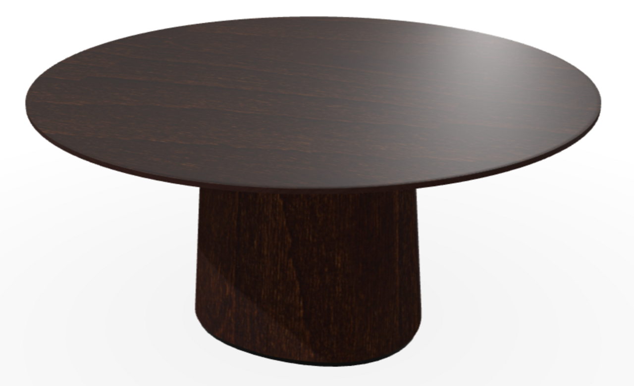 Ton p.o.v. coffee table 474 - Couchtisch - B112 Dark Chocolate-B112 Dark Chocolate-Niedrige Abschrägung