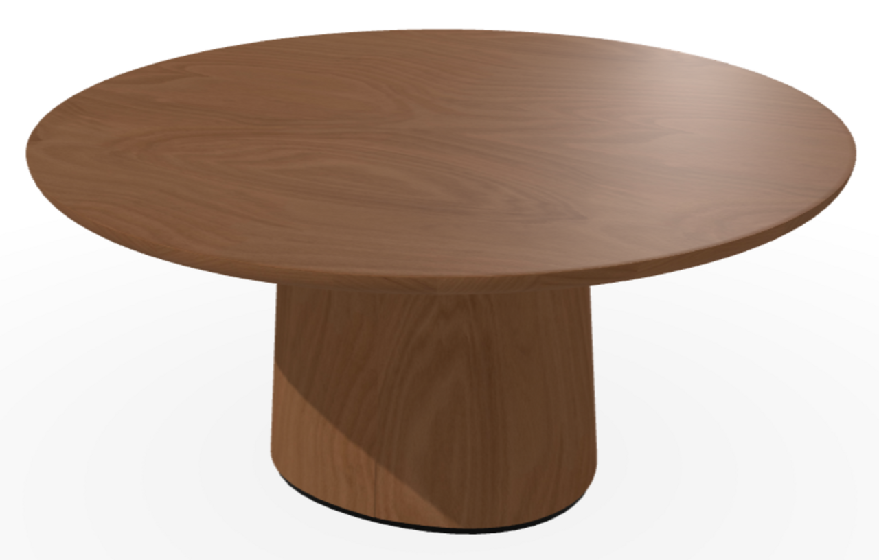 Ton p.o.v. coffee table 474 - Couchtisch - B114 Nougat-B114 Nougat-Niedrige Gerundete Kante
