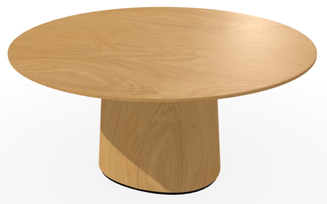 Ton p.o.v. coffee table 474 - Couchtisch - B116 Honey-B116 Honey-Niedrige Abschrägung