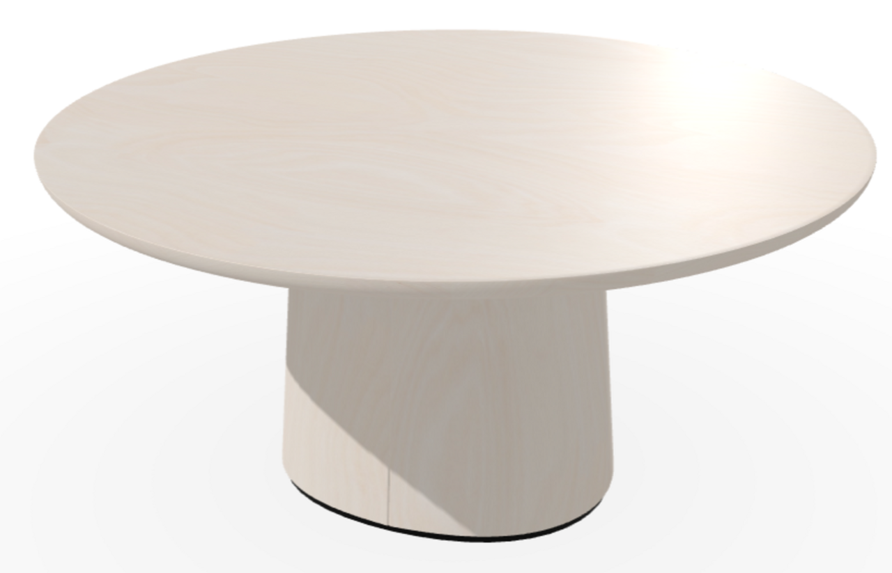 Ton p.o.v. coffee table 474 - Couchtisch - B276 White Powder-B276 White Powder-Niedrige Gerundete Kante