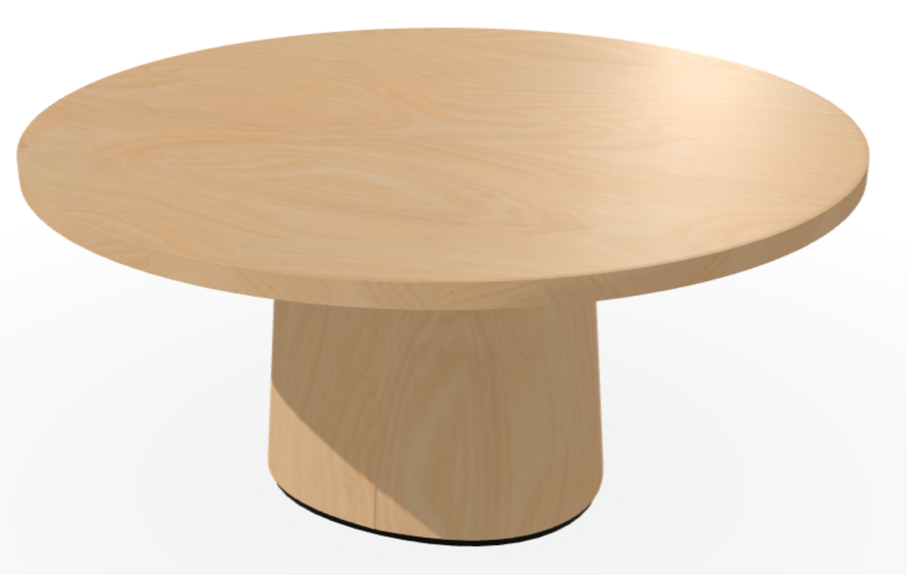 Ton p.o.v. coffee table 474 - Couchtisch - Natural (Geölt)-Natural (Geölt)-Gerade Kante