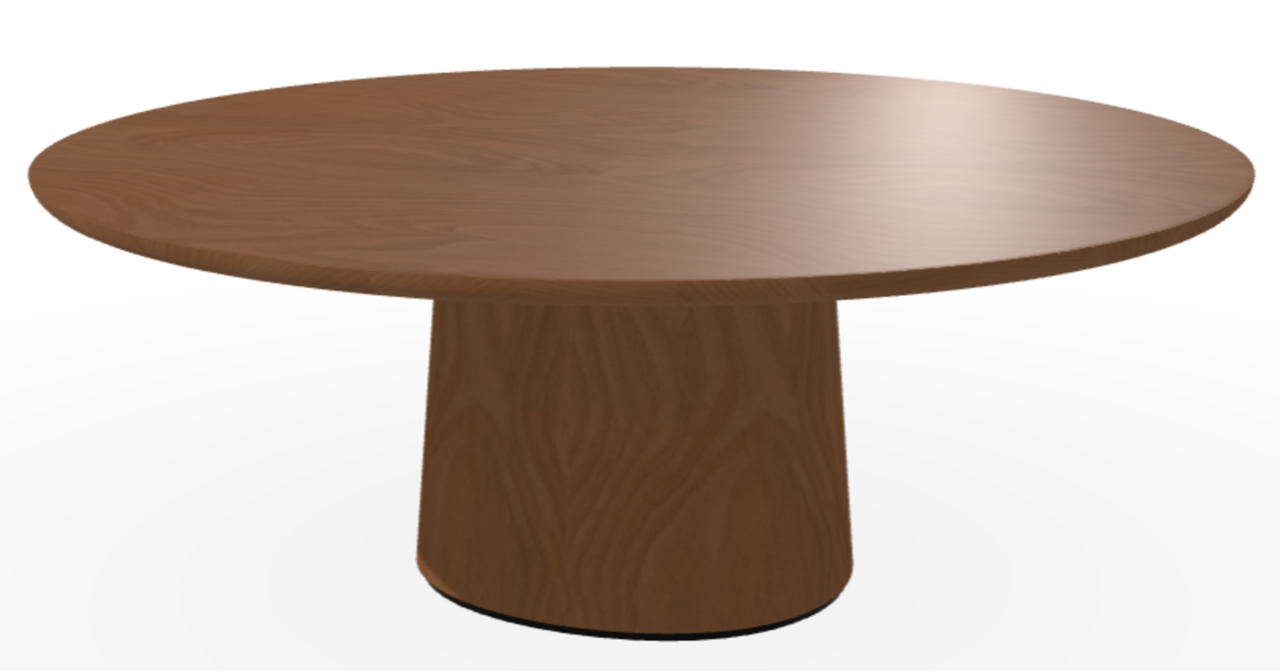Ton p.o.v. coffee table 474 - Couchtisch - B114 Nougat-B114 Nougat-Niedrige Abschrägung 110
