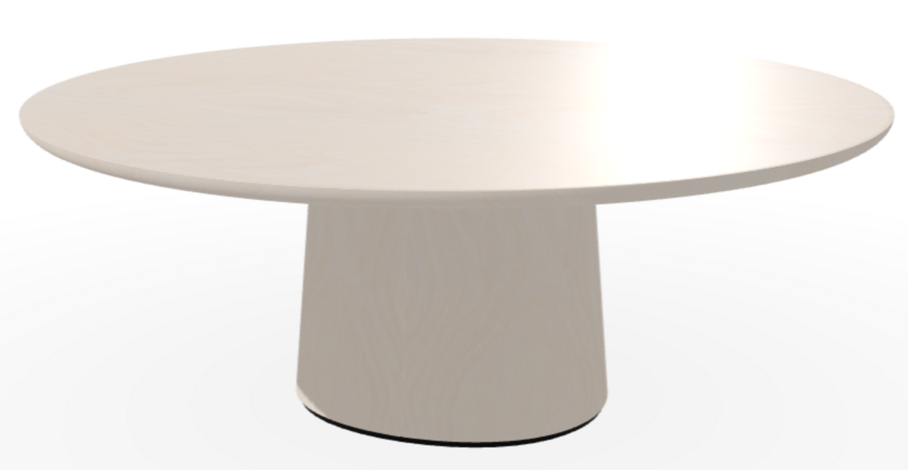 Ton p.o.v. coffee table 474 - Couchtisch - B276 White Powder-B276 White Powder-Niedrige Abschrägung 110